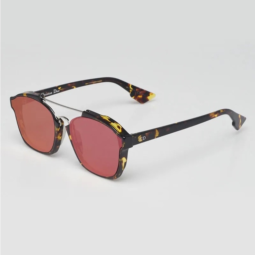 Christian Dior Tortoise Shell Acetate Abstract Sunglasses